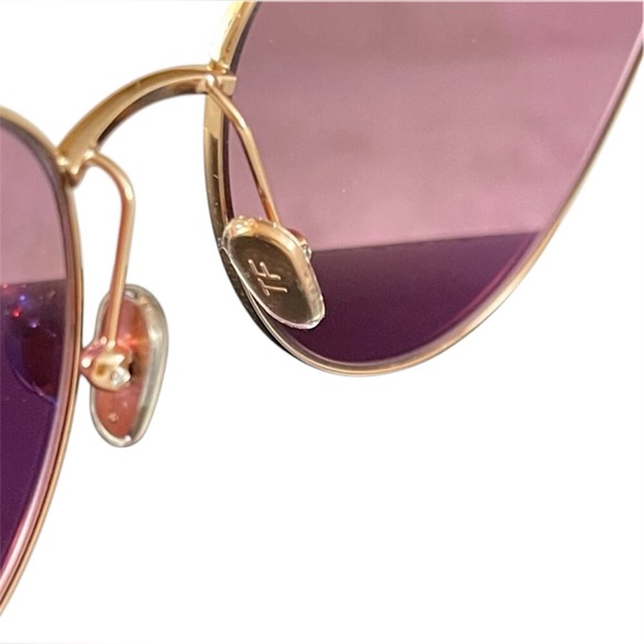Tom Ford Sunglasses Anais 1005 NEW Cat Eye Rose Gold Metal Aviator Frames - Picture 4 of 7